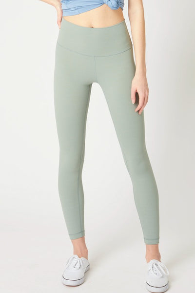 olive stone buttersoft solid legging
