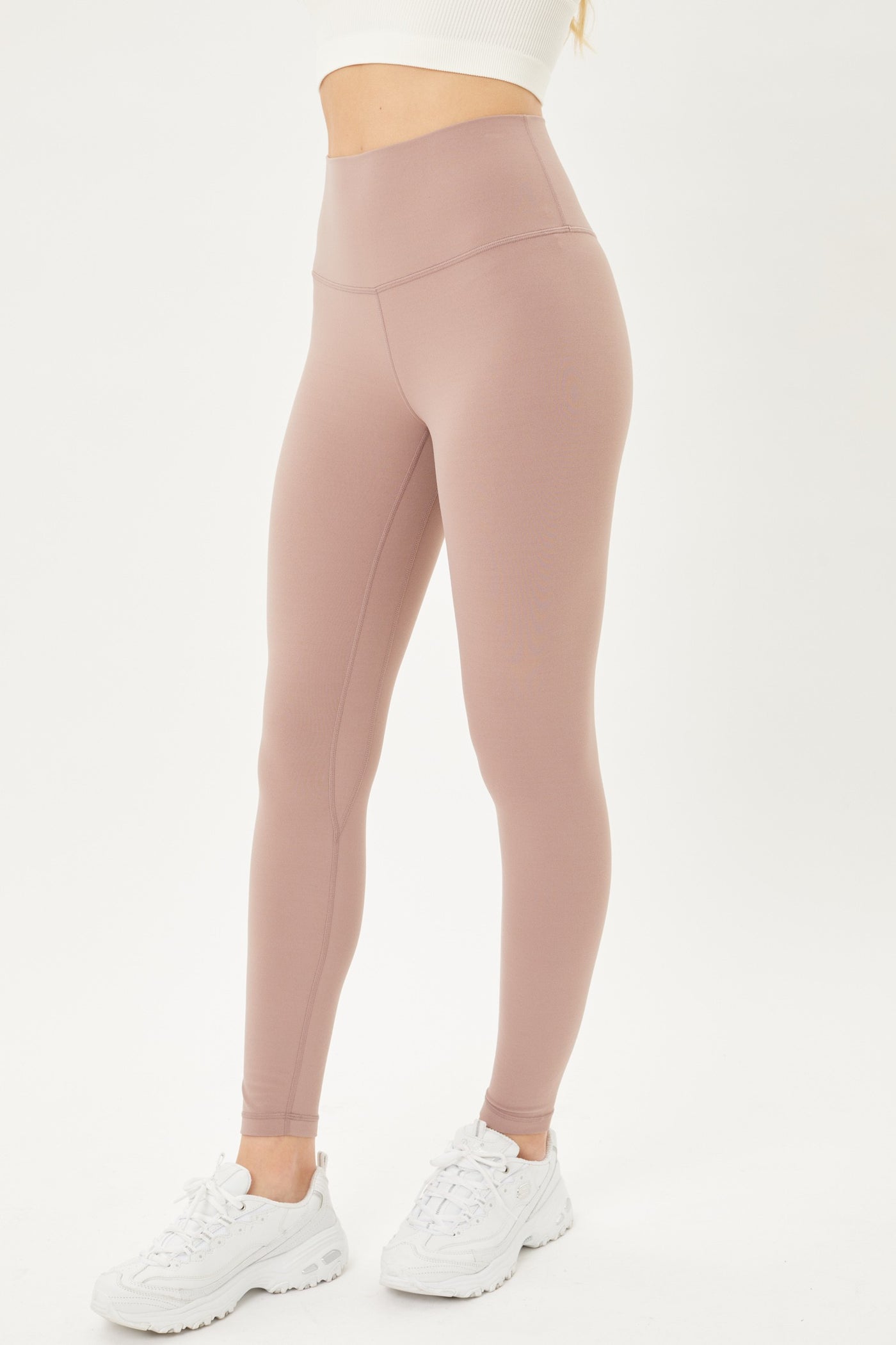pink clay buttersoft solid legging
