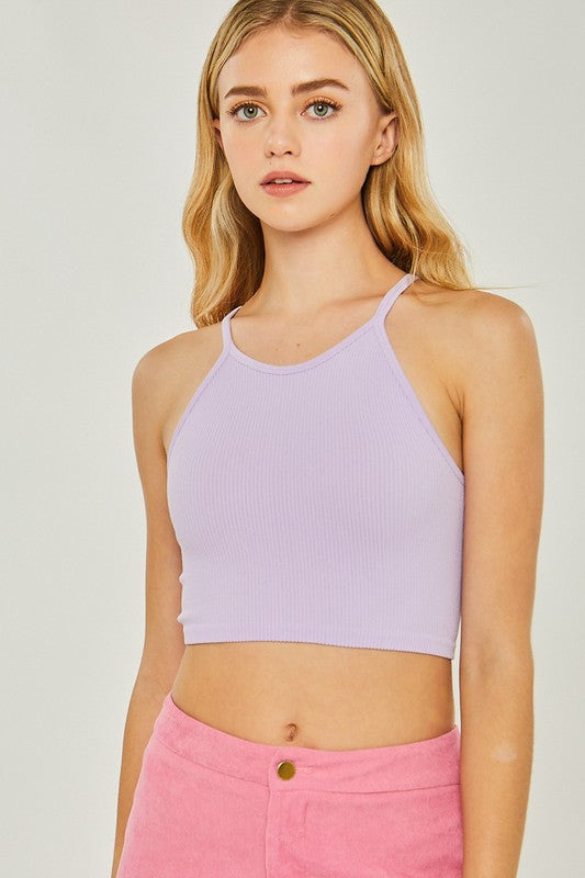 maggie lavender cropped cami