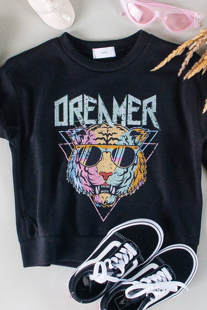 black rocker dreamer sweatshirt