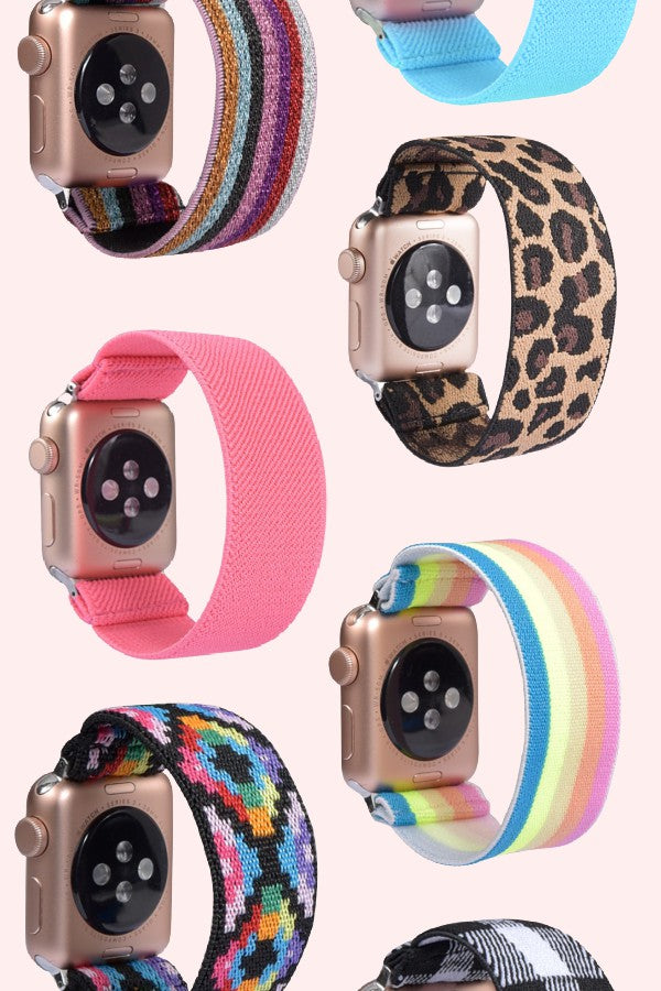 elastic apple watch bands