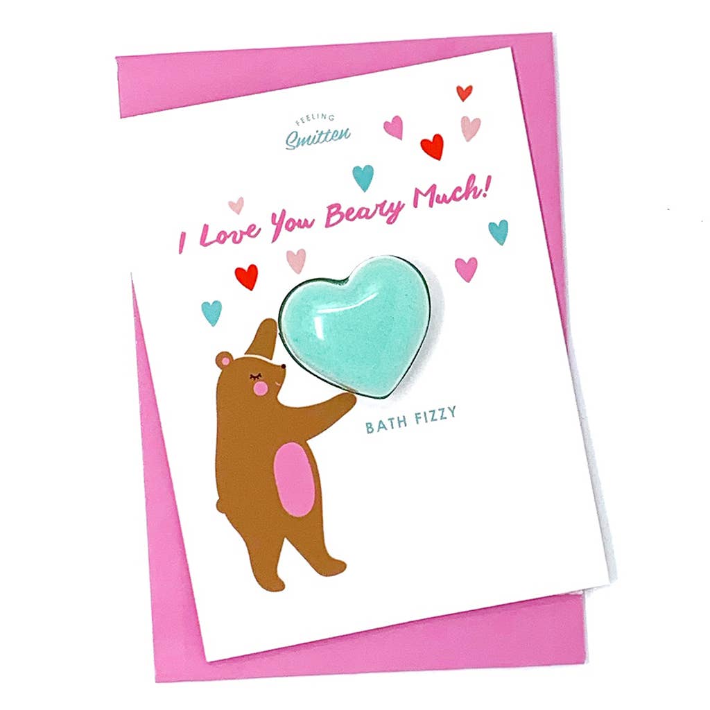 I Love You Beary Much Bath Card