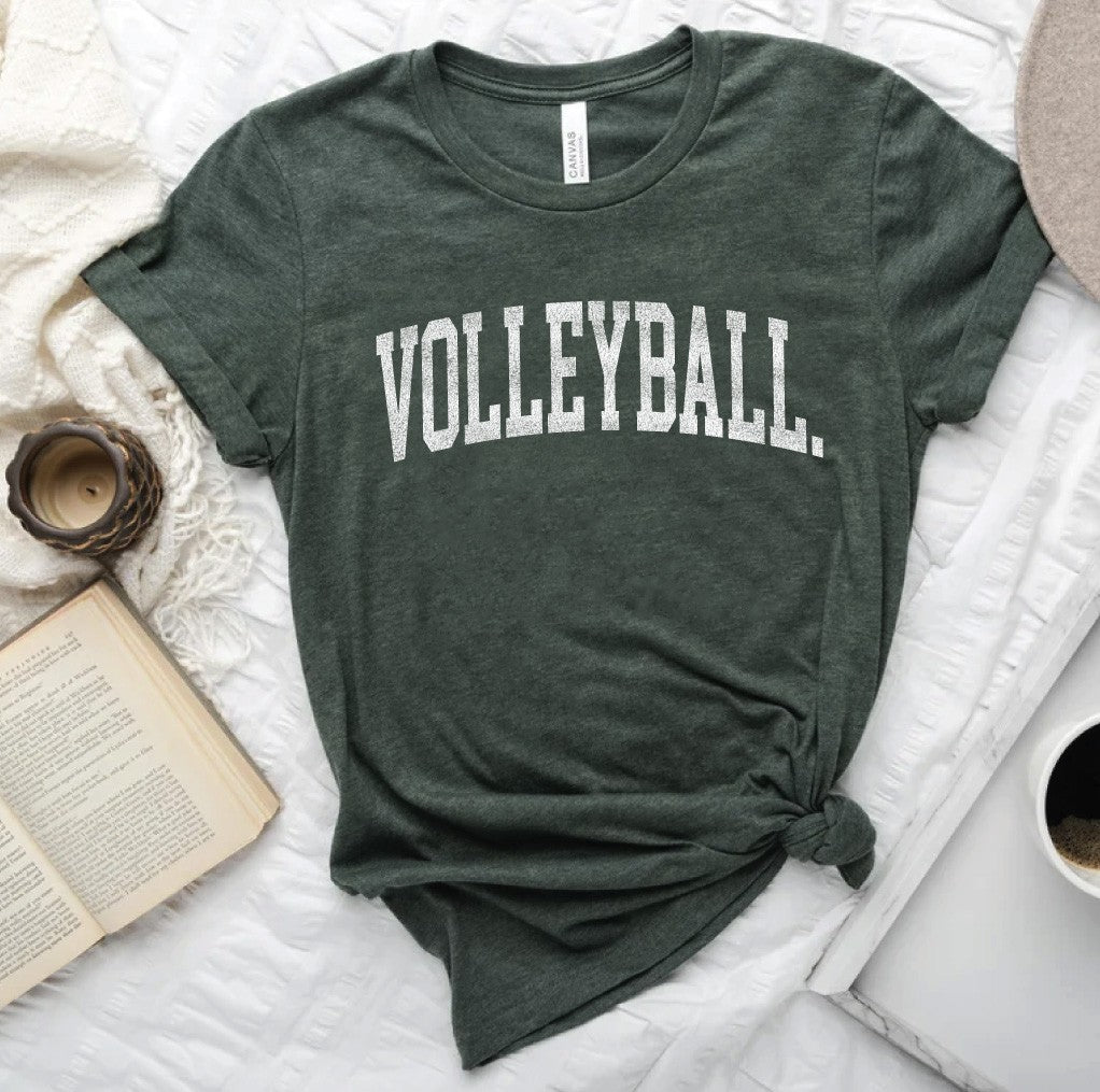 volleyball hunter graphic tee