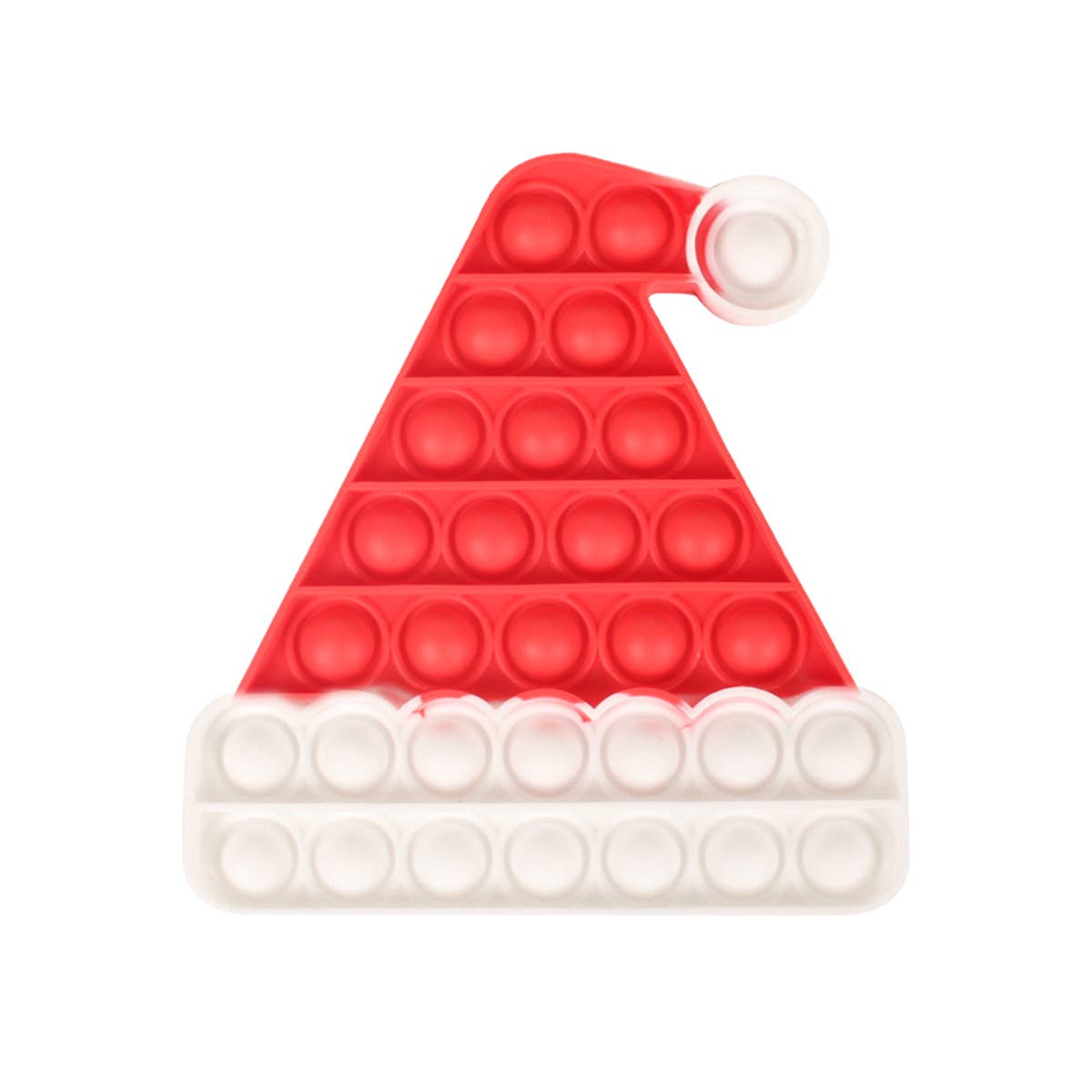 Santa Hat Push Pop Bubble Fidget Sensory Toy