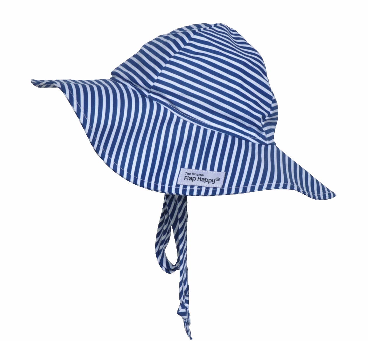 UPF 50+ Floppy Hat Navy Stripe
