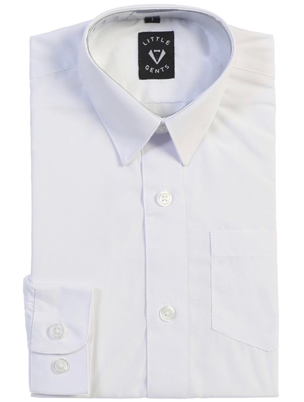 white long sleeve button down shirt
