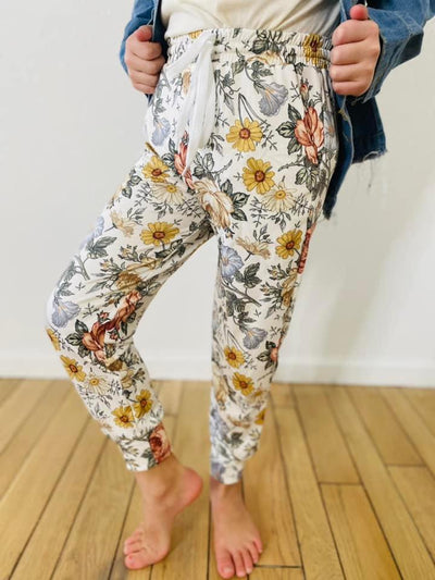 the june floral joggers