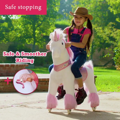 ponycycle ride on unicorn 4-9y