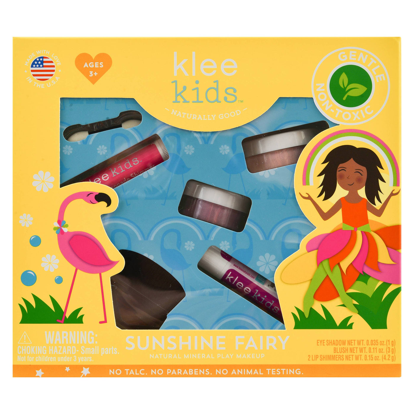 Sunshine Fairy - Klee Kids Natural Mineral Play Makeup Kit