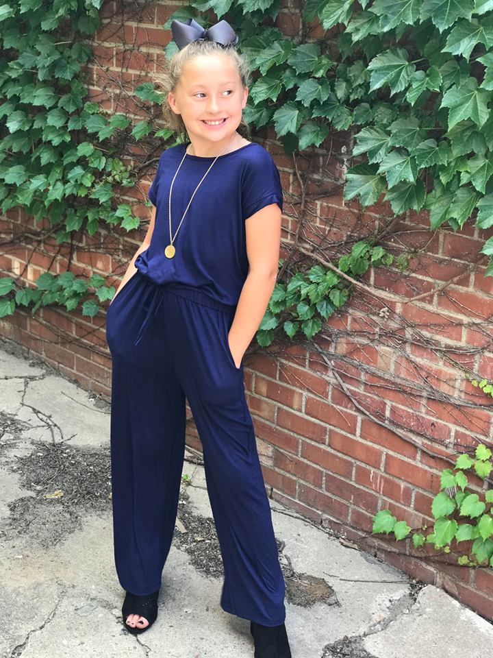 JUST CHILL NAVY JUMPSUIT