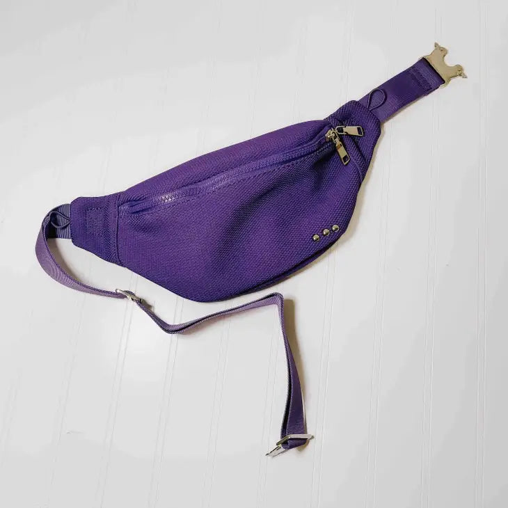 purple fast and furious athletic bum bag
