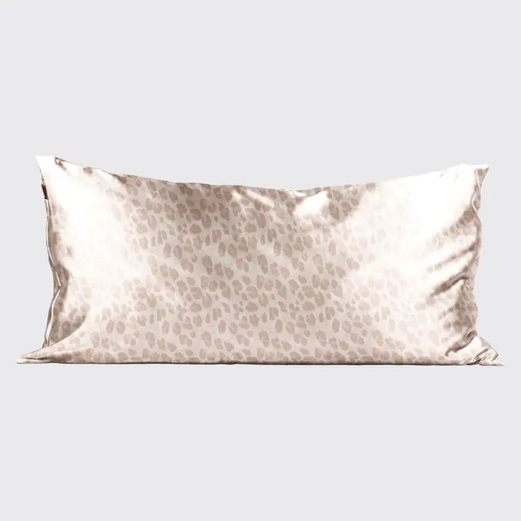 leopard king satin pillow case