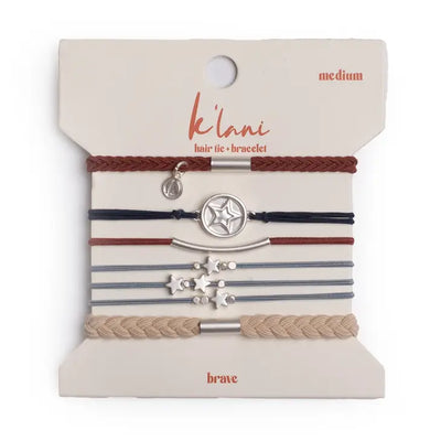 brave k'lani hair tie + bracelet