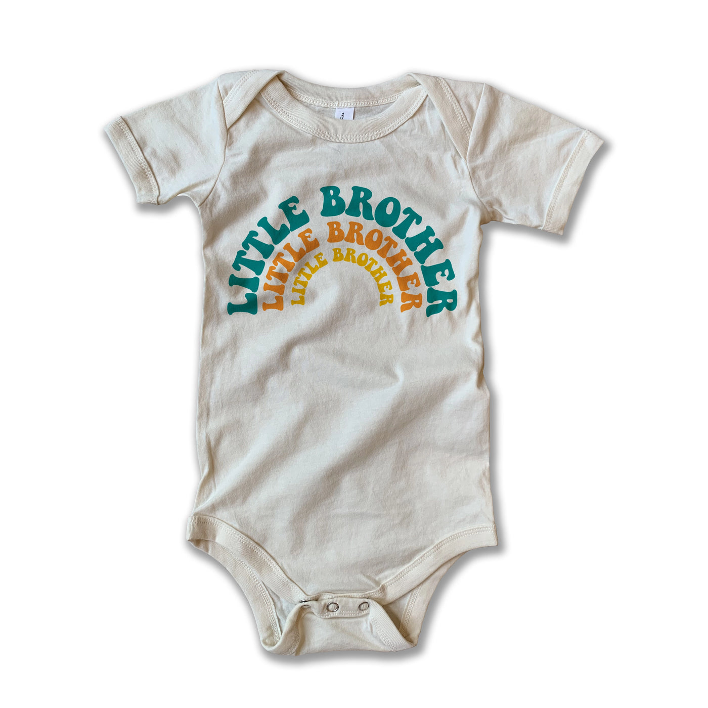little brother natural onesie