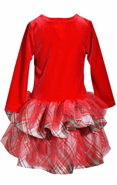 SAMANTHA HOT MESS RED AND PLAID DRESS