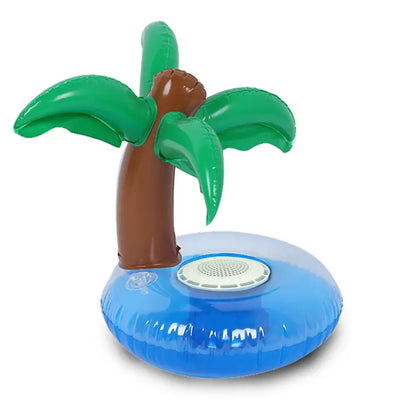 bluetooth floating speaker - palm tree