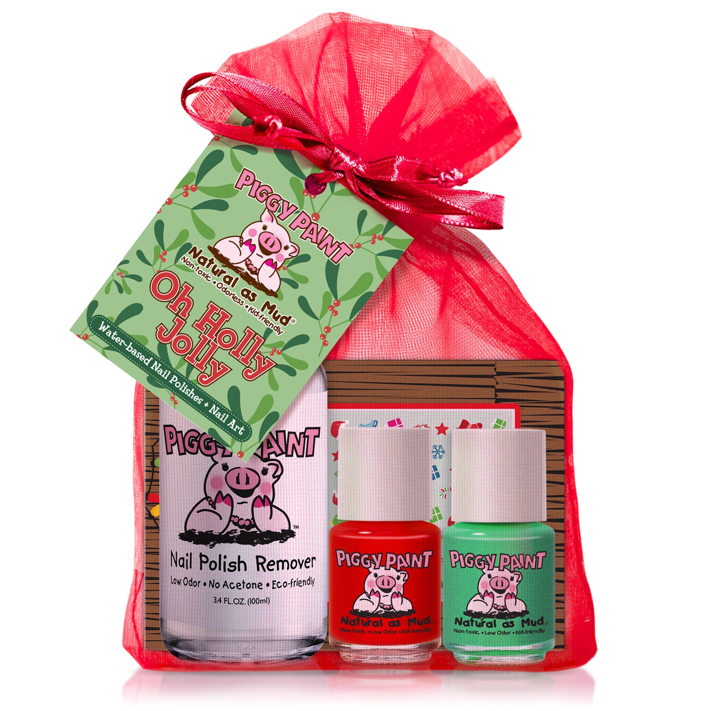 oh holly jolly! piggy paint gift set