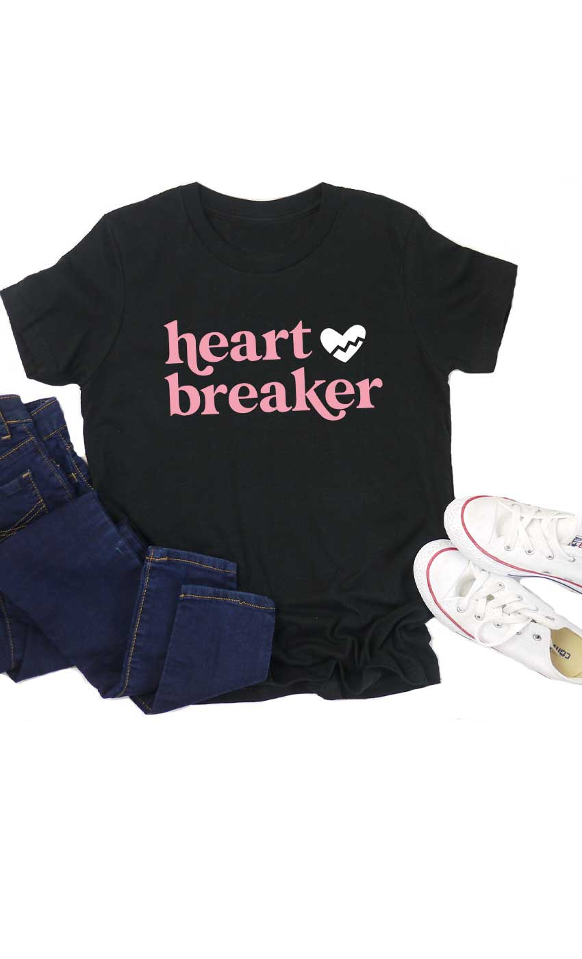 heart breaker graphic tee