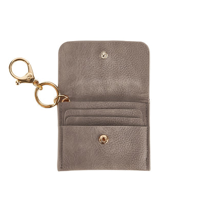 NEW Vanilla Latte Itzy Mini Wallet™ Card Holder & Key Chain Charm