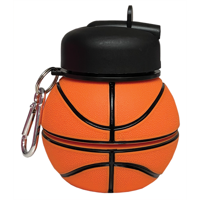 basketball collapsible water bottle