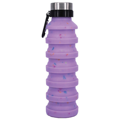 confetti collapsible water bottle