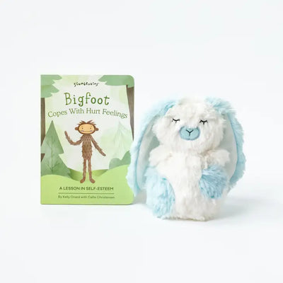 blue bunny mini & big foot lesson book