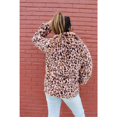 roxy leopard furry jacket