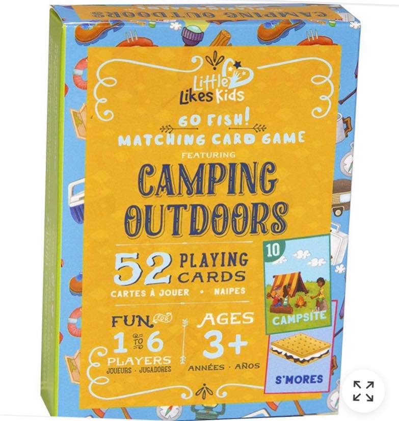 CAMPING OUTDOORS GO FISH! PLAYING CARDS