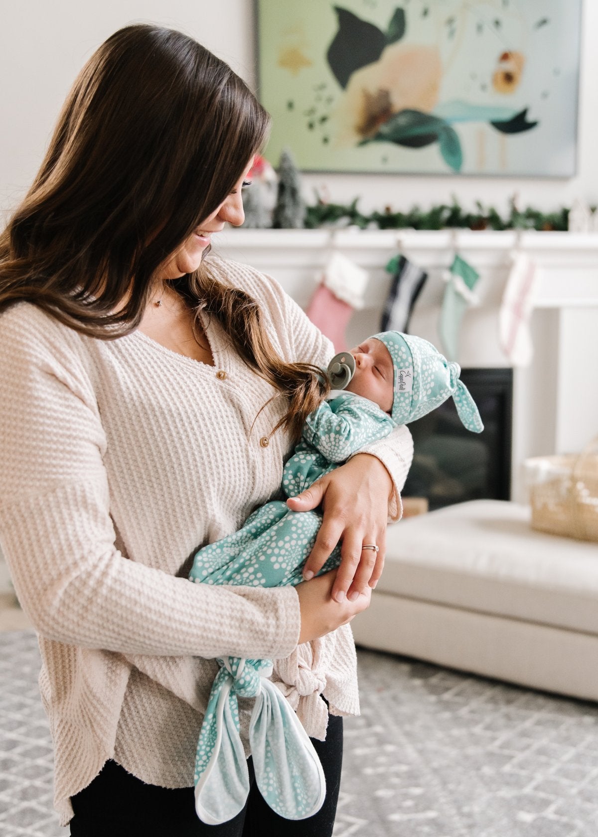 jane newborn knotted gown