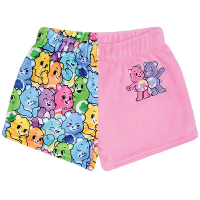 fun care bears plush shorts