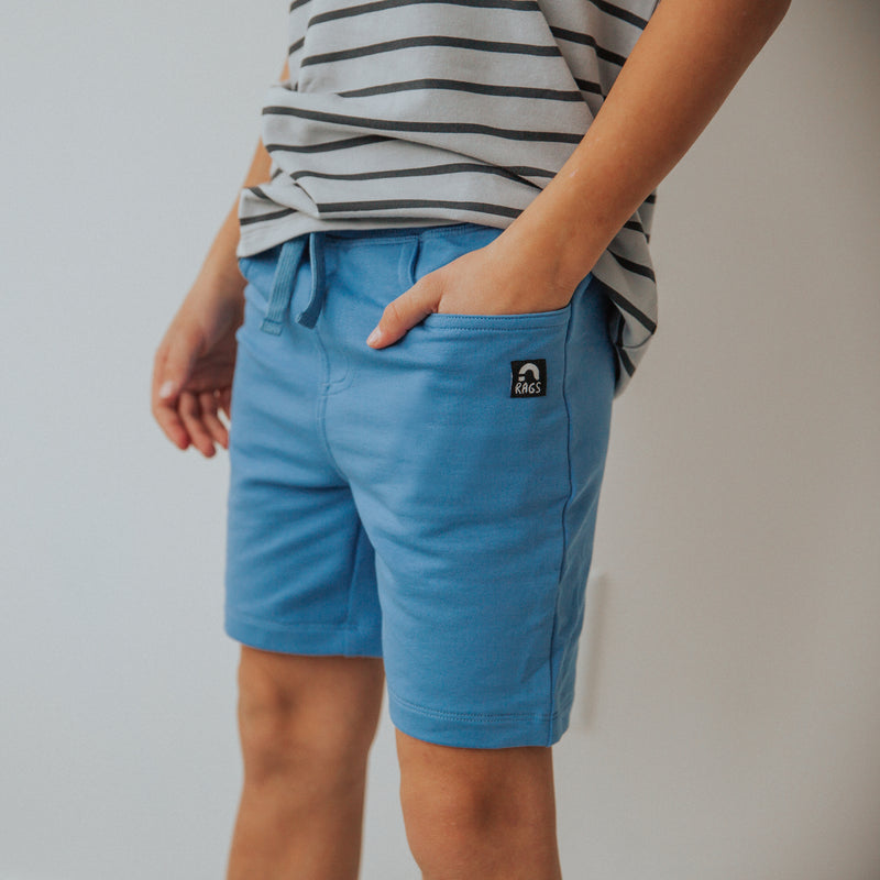 kids essential shorts parsian blue