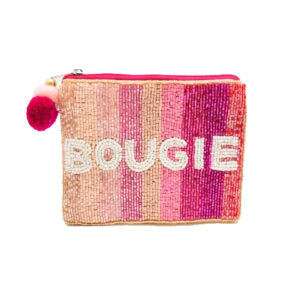 bougie beaded pouch