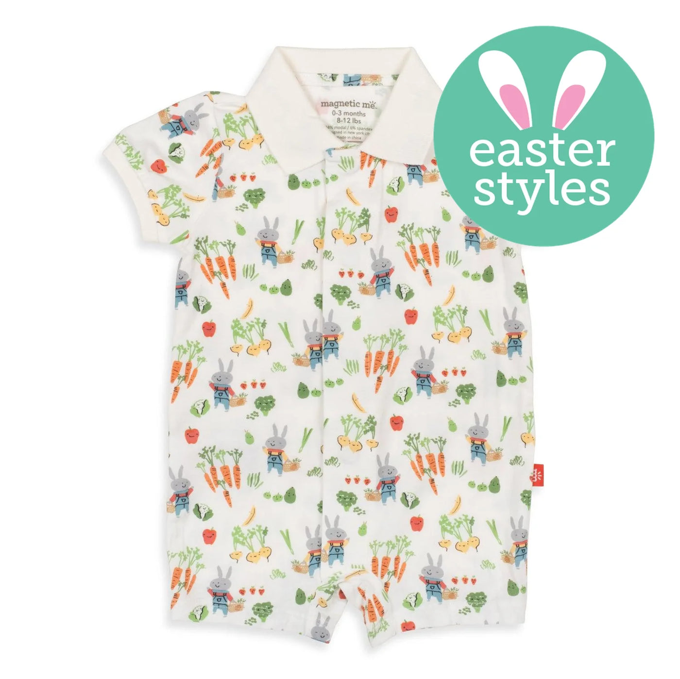 dont worry be hoppy magnetic polo romper