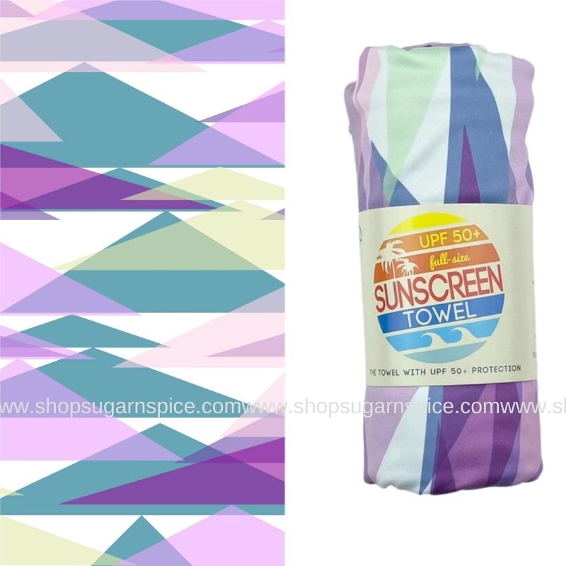 Full Size UPF 50+ Sunscreen Towel (Mountain Top)