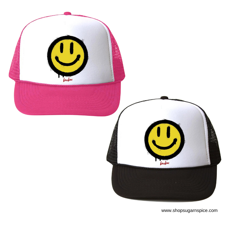all smiles happy face hat