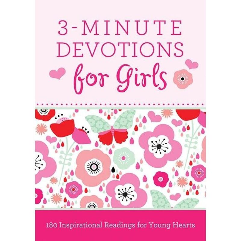 3-minute devotions for girls floral