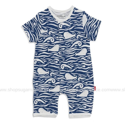 whale hello there modal magnetic romper