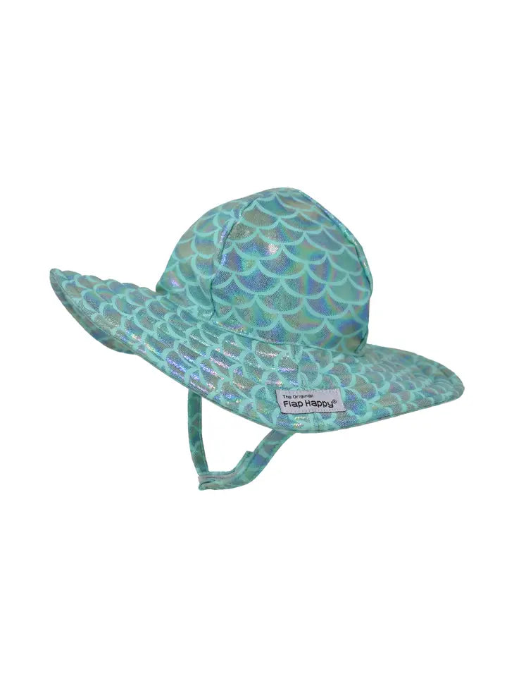 UPF 50+ Summer Splash Swim Hat mermaid