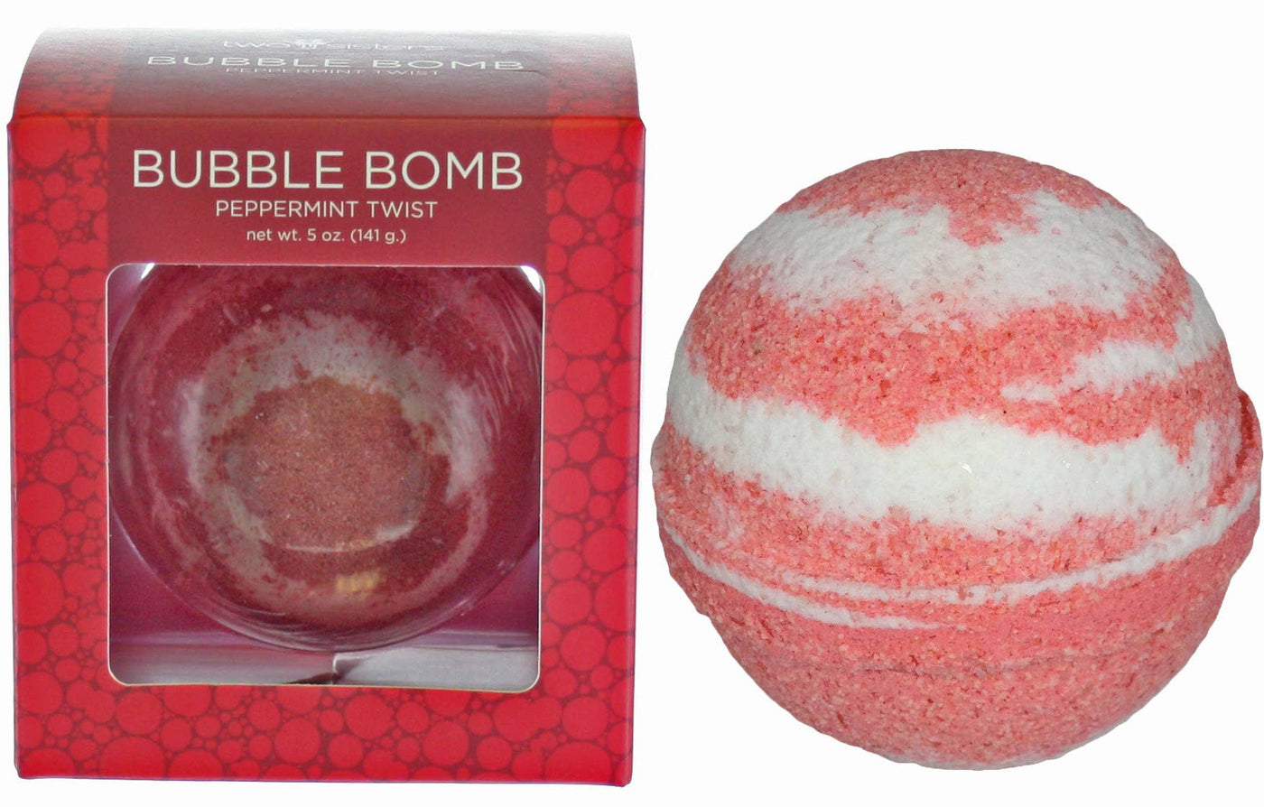 Peppermint Twist Bubble Bath Bomb