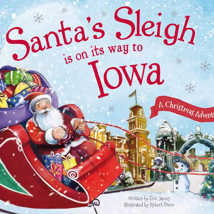 santa's sleigh is on its way