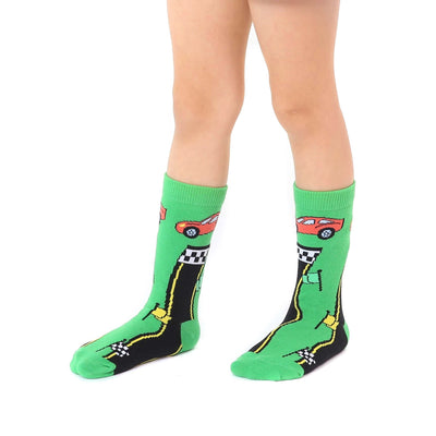 kids race car 3d socks