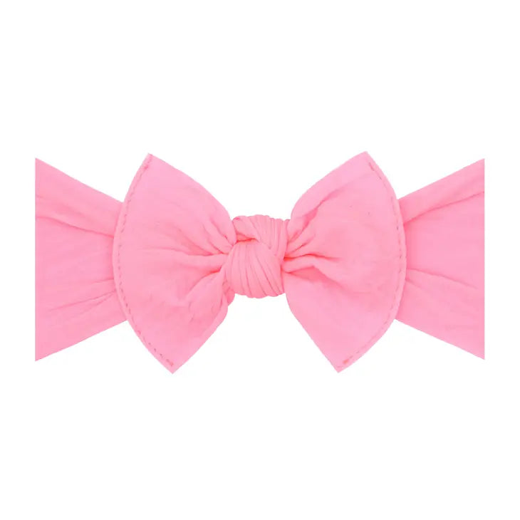 neon pink a boo knot headband
