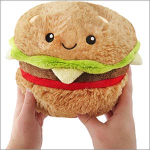mini squishable hamburger