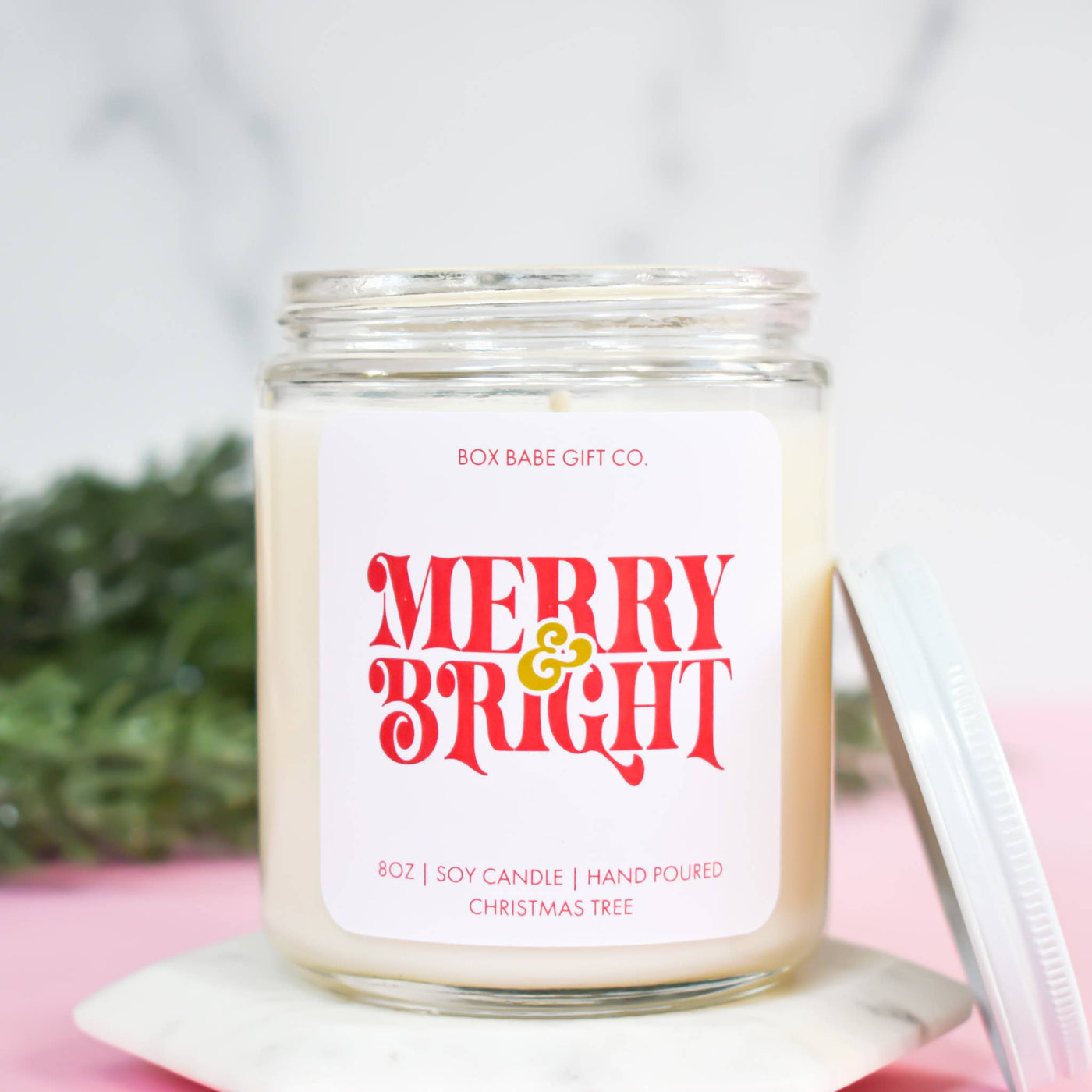 Merry & Bright | Christmas Holiday Candle