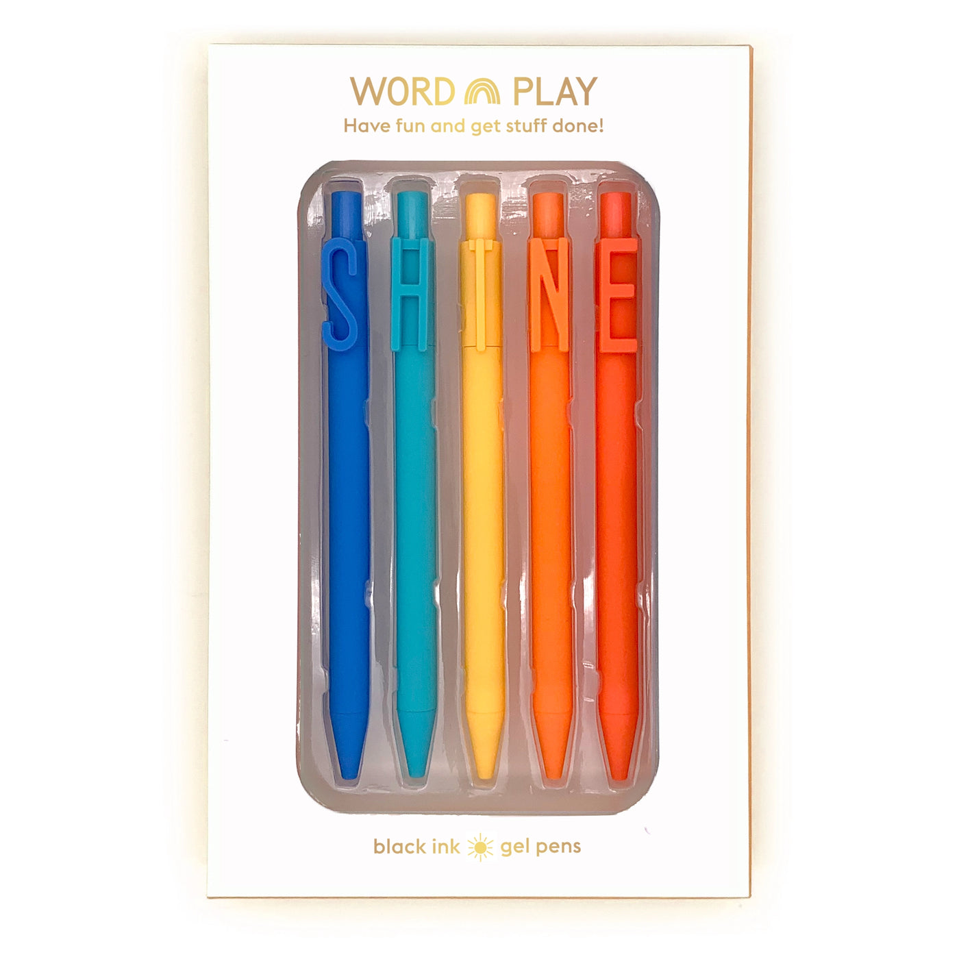 shine word play pen set