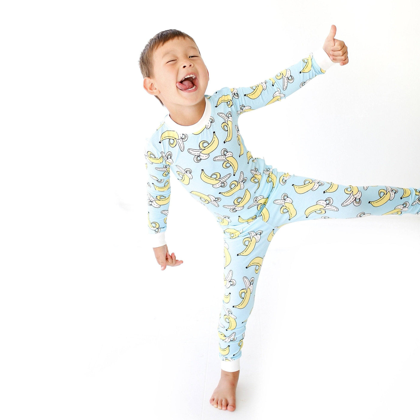 Bananas Two-Piece Bamboo Pajama Set