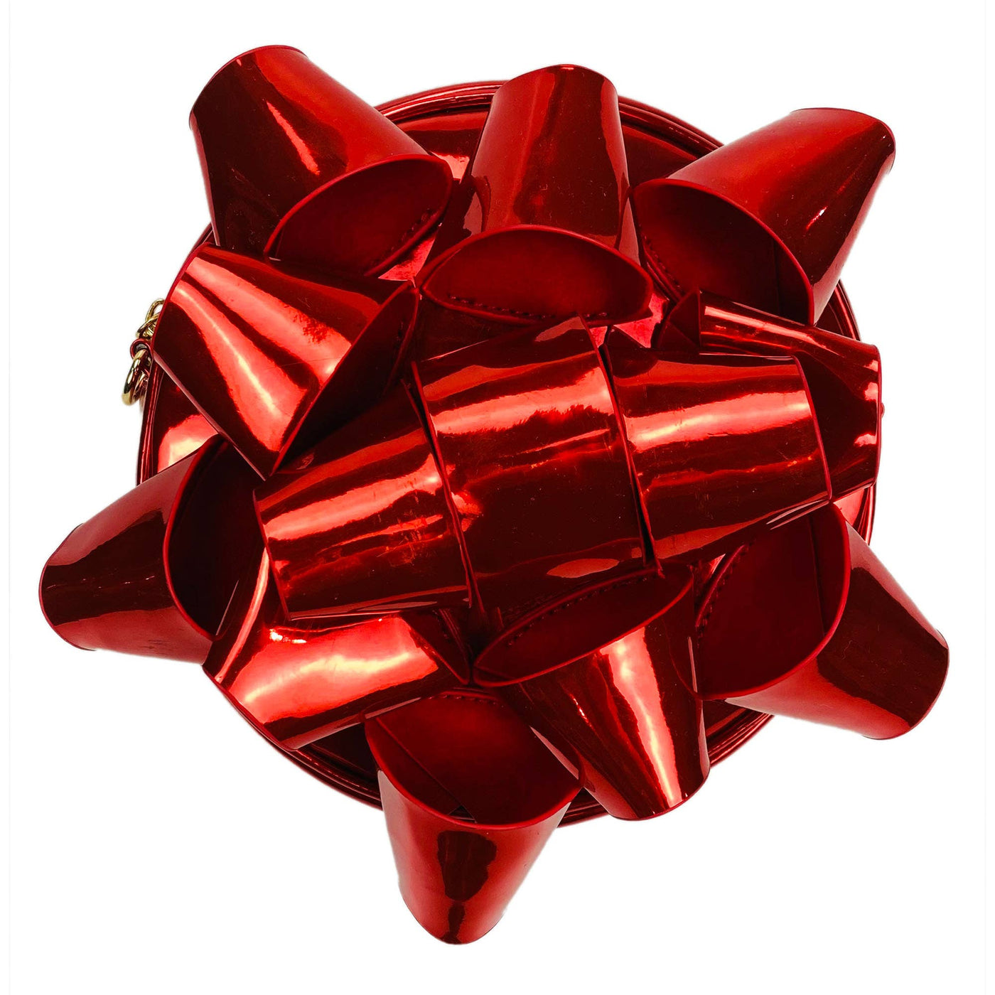 red Glitzy Gift Ribbon Handbag