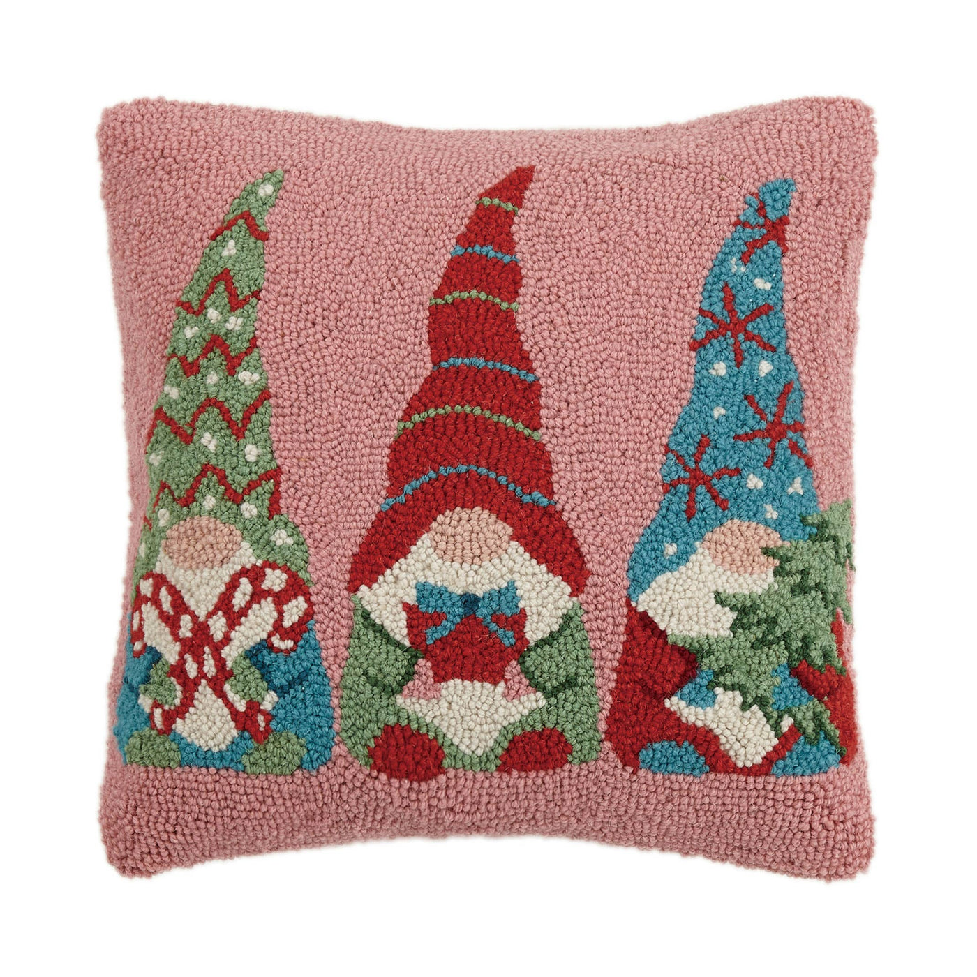 Gnome Trio Hook Pillow - Christmas