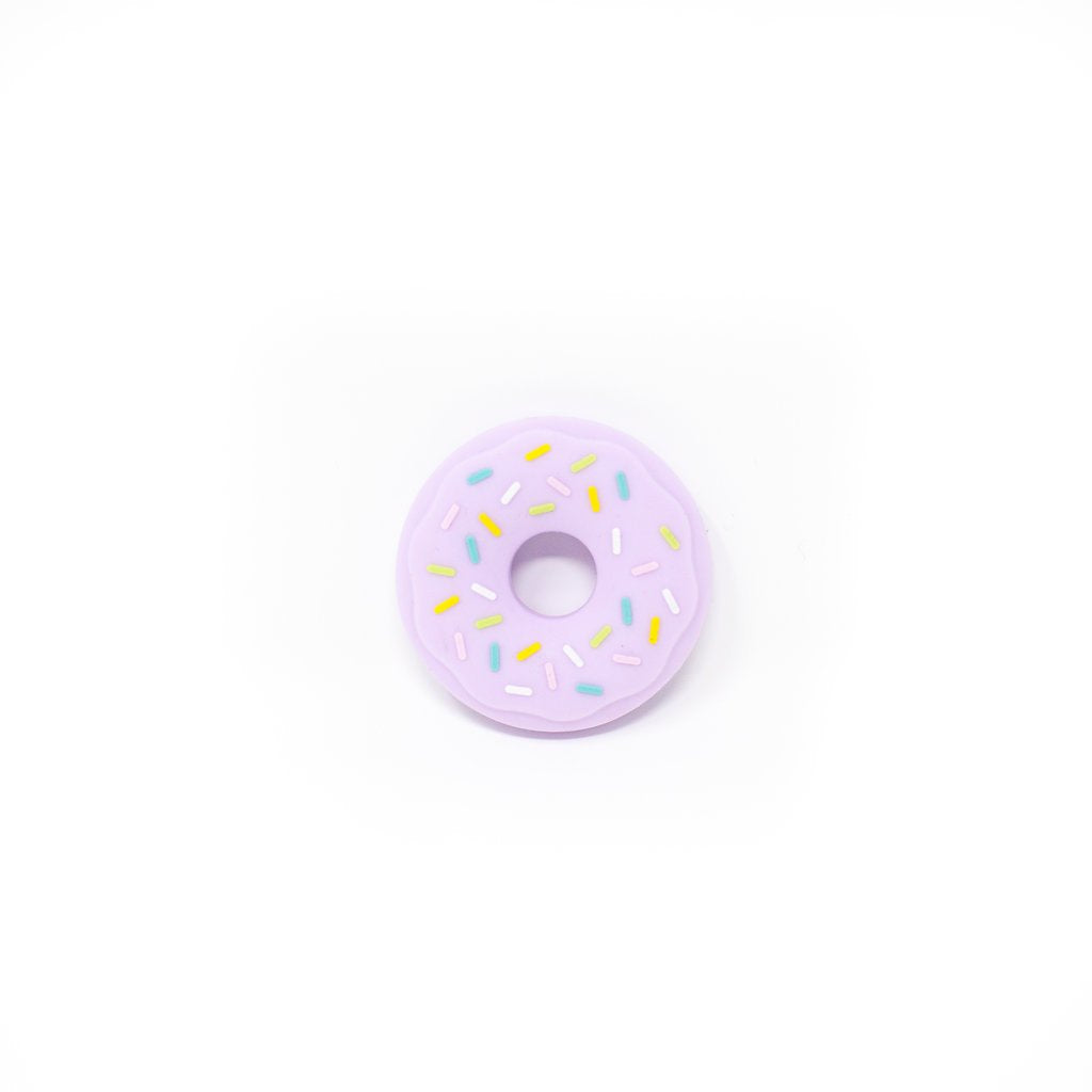 DONUT SILICONE TEETHER IN LAVENDER