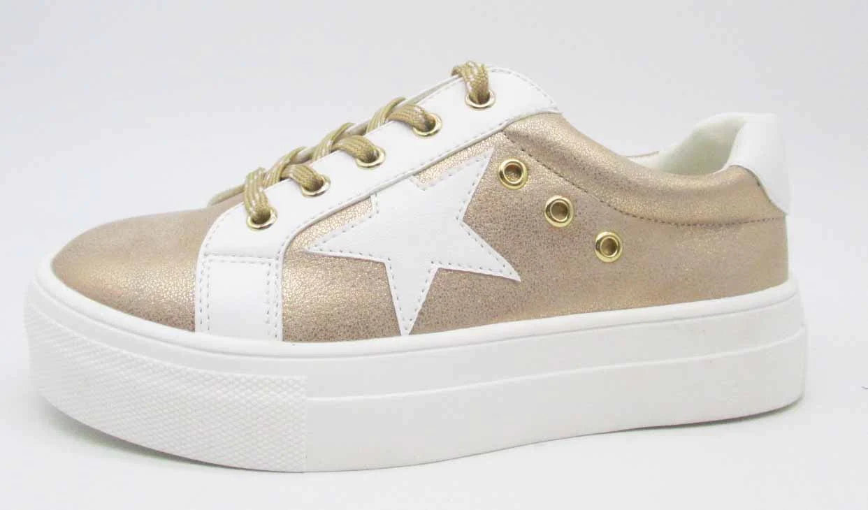 sparklee gold star sneaker